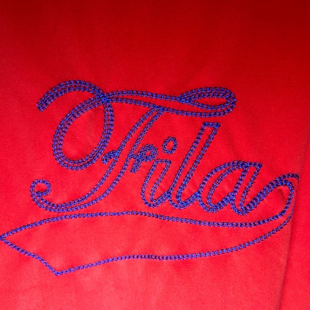 Vintage Fila soccer crest chain stitched oversized T-shirt - Picture 8 of 9